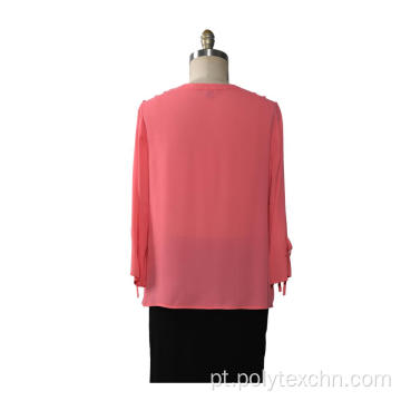 Blusa de mangas compridas Casual Ladies Shirt